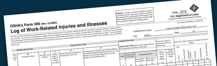 Safety Reporting: When And How To Use OSHA Form 300